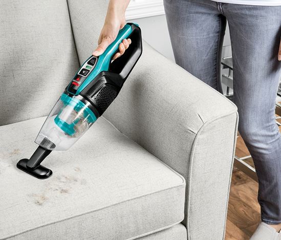 Bissell Adapt 2286 2-in-1 Vacuum, 14.4 V Battery, Lithium-Ion Battery, Black/Titanium/Teal - VORG0937243