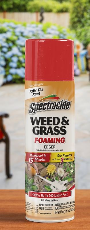 Spectracide HG-96182 Weed and Grass Foaming Edger, Liquid, Amber, 17 oz Bottle - VORG0313643