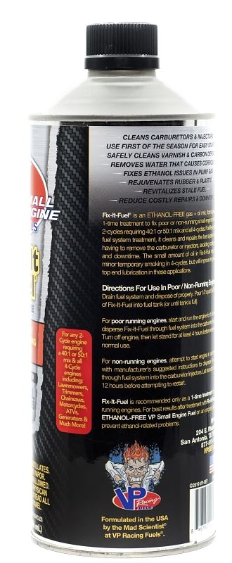 VP Racing Fix-It-Fuel 6635 Lubricant, 5 gal Pail, Pack of 8 - VORG0053348