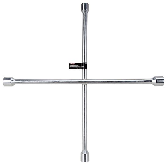 ProSource JL-AT-TGCW10133L Lug Wrench, Hex Socket, 17, 19, 21 and 23 mm Socket, 20 in L, Carbon Steel, Chrome - VORG0135509