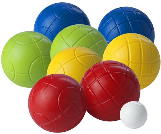 Franklin Sports 50110 Starter Bocce Set, 90 mm Dia, Polyethylene, Green/Red/Yellow - VORG7389562