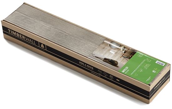 Timberwall Weld Series TWWESIL Wall Plank, Silver, 31-1/2 in L, 2-3/8, 3-9/16, 4-3/4 in W, 10.3 sq-ft Coverage Area - VORG5307814