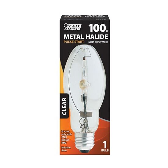 Feit Electric MH100/U/MED Lamp, 100 W, ED17 Lamp, Medium E26 Lamp Base, 4000 K Color Temp, 10,000 hr Average Life - VORG7013386