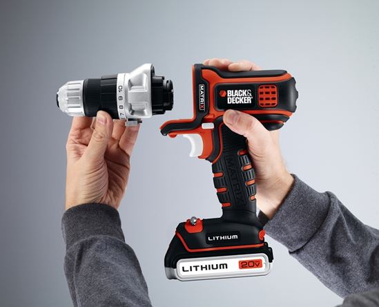 Black+Decker BDCDMT120C Drill/Driver, Battery Included, 20 V, 3/8 in Chuck, Keyless Chuck - VORG9837014