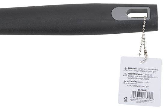 Omaha BBQ-22779-01 BBQ Spatula, 1.5 mm, Stainless Steel Blade, Stainless Steel, Plastic Handle, Straight Handle - VORG9321837