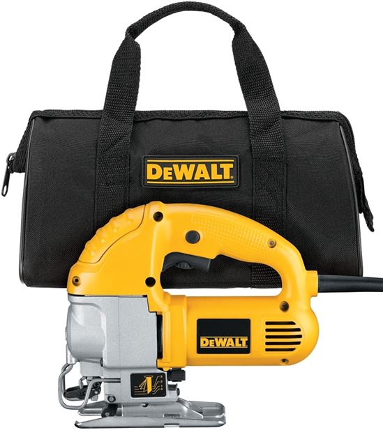 DEWALT DW317K Jig Saw Kit, 5.5 A, 1 in L Stroke, 0 to 3000 spm, Includes: Contractor Bag, DW317 Jig Saw - VORG6948319