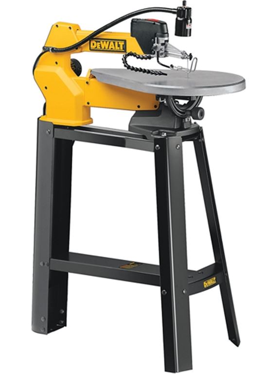 DEWALT DW788 Scroll Saw, 120 V, 1.3 A, 5 in L Blade, 13/16 in Cutting Capacity, 400 to 1750 spm, 3/4 in L Stroke - VORG6809800