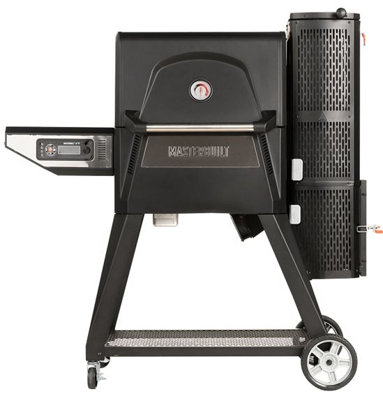 Masterbuilt MB20040220 Digital Charcoal Grill and Smoker, 560 sq-in Primary Cooking Surface, Black, Steel Body