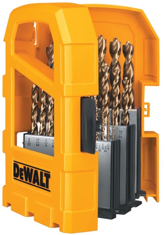 DeWALT DW1969 Drill Bit Set, High Performance, 29-Piece, Steel, Ferrous Oxide, Pack of 3 - VORG3073863