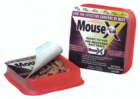 MouseX 620107 Bait Tray, 9.6 oz Pack - VORG7230287