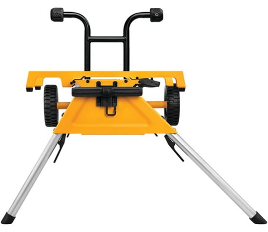 DEWALT DW7440RS Rolling Table Saw Stand, 200 lb, 19-3/4 in W Stand, 33-1/2 in D Stand, 9 in H Stand, Aluminum - VORG1920404