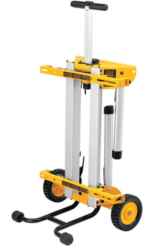 DEWALT DW7440RS Rolling Table Saw Stand, 200 lb, 19-3/4 in W Stand, 33-1/2 in D Stand, 9 in H Stand, Aluminum - VORG1920404