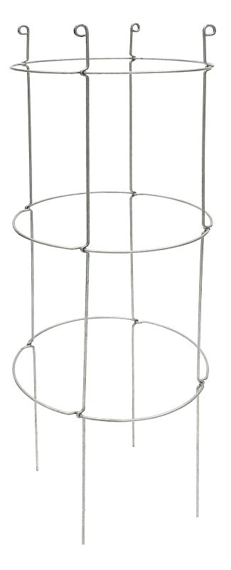 Glamos Wire 714009 Heavy-Duty Collapsible Tomato Cage, 42 in L, Galvanized Steel