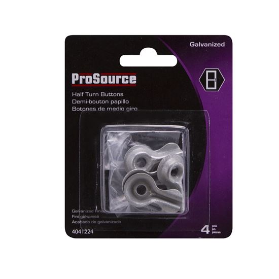 ProSource 23167MGB-PS Turn Button, Galvanized Steel, 1-1/4 in L Dimensions - VORG4041224