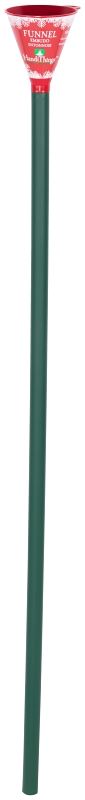 National Holidays HandiThings HT-300-12 Tree Funnel, Plastic, Green & Red, Matte, For: Watering Live Christmas Tree, Pack of 12