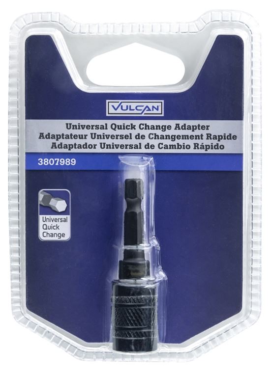 Vulcan 804031OR Universal Quick-Change Adapter Drill Bit, HSS, Bright Finish - VORG3807989