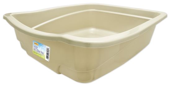 Ruffin'It 7N03162 Cat Pan, 14-7/8 in W, 5 in D, Polypropylene, Pack of 6 - VORG4768818