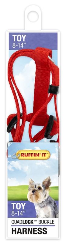 Ruffin'It 41471 Adjustable Harness, 3/8 in x 8 to 14 in, Buckle, Nylon, Assorted, Pack of 3 - VORG4768453