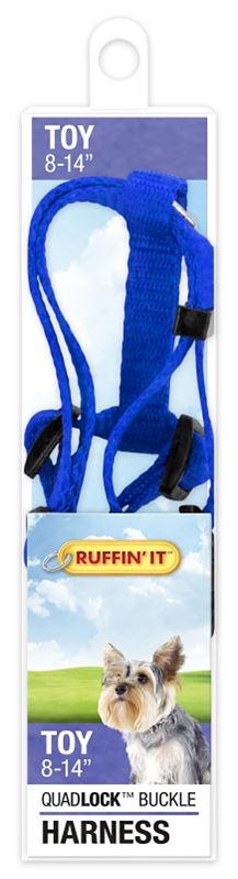 Ruffin'It 41471 Adjustable Harness, 3/8 in x 8 to 14 in, Buckle, Nylon, Assorted, Pack of 3 - VORG4768453