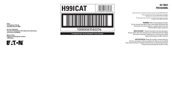 Halo H99ICAT Recessed Housing, 4 in Dia Recessed Can, Aluminum - VORG7648611