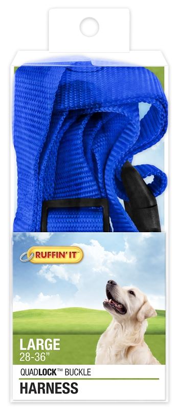 Ruffin'It 41476 Adjustable Harness, 1 in x 28 to 36 in, Buckle, Nylon, Assorted, Pack of 3 - VORG4768065