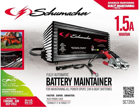 Schumacher SC1355 Battery Maintainer, 6/12 V Output, AGM Battery - VORG7227580