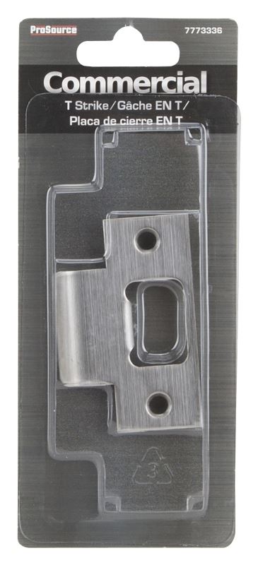 ProSource 0B6-C07690V36-PS T-Strike Plate, Stainless Steel - VORG7773336