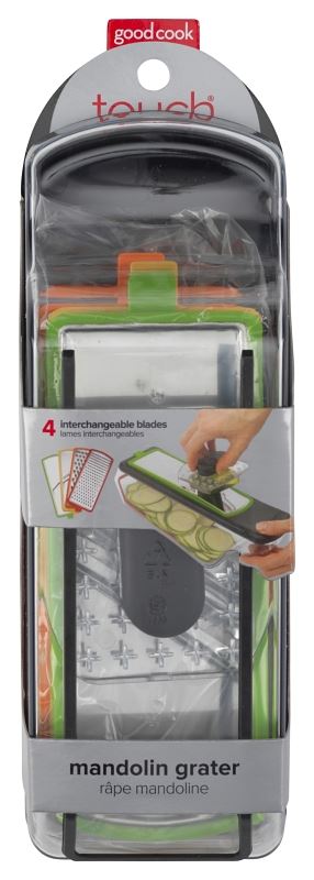 Goodcook 20334 Mandolin Grater Set, Plastic, Black - VORG7345606