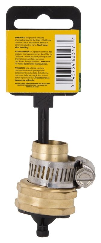 Landscapers Select GB-9412-3/4 Hose Coupling, 3/4 in, Female, Brass, Brass - VORG5711361