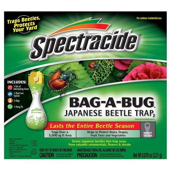 Spectracide 56901 Japanese Beetle Trap, Solid, Floral, Yellow