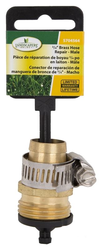 Landscapers Select GB-9413-3/4 Hose Coupling, 3/4 in, Male, Brass, Brass - VORG5704564