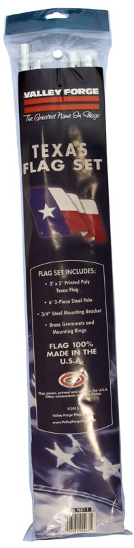 Valley Forge TEX1-1 Texas Flag Kit - VORG1846450