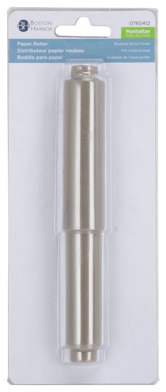 Boston Harbor BE02006-07 Paper Roller, Plastic, Brushed Nickel, Wall Mounting - VORG0765412