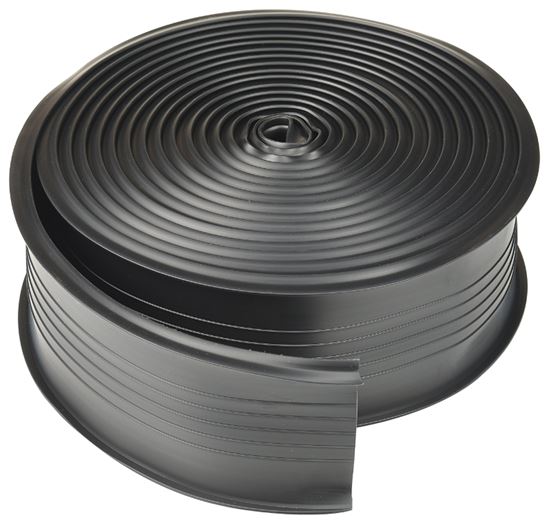 Frost King RV18 Garage Door Seal, 2-3/4 in W, 19 ft L, Vinyl, Black