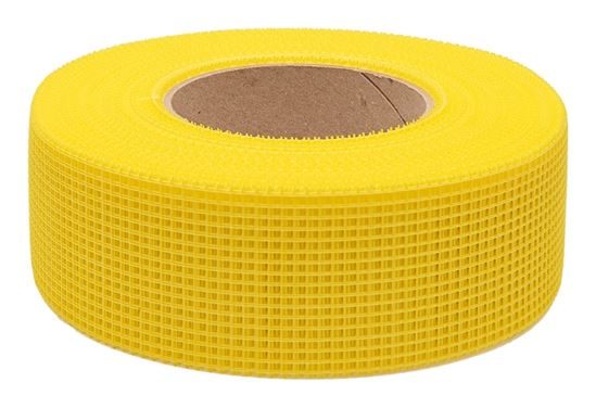 Toolpro TP03385 Mesh Tape, 300 ft L, 1-7/8 in W, Fiberglass, Yellow