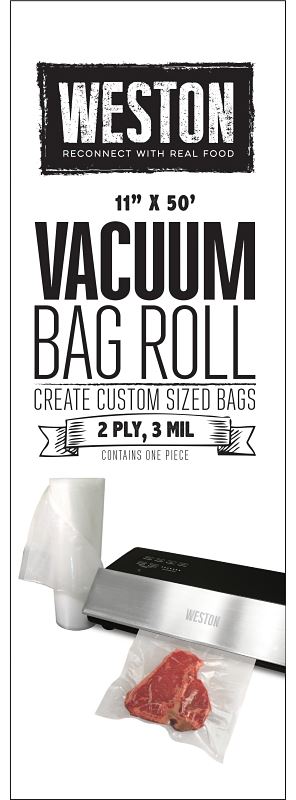 Weston 30-0011-W Vacuum Bag Roll, Suitable for: FoodSaver and Ziploc Heat Seal Vacuum Systems - VORG8057895