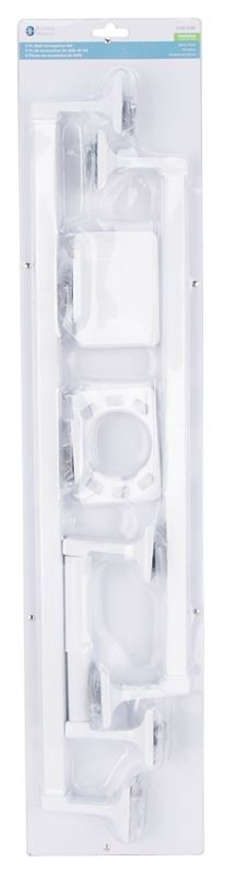 Boston Harbor PBC001-WH Bath Accessory Set, Metal, White, 5-Piece, For: Bathroom - VORG6961098