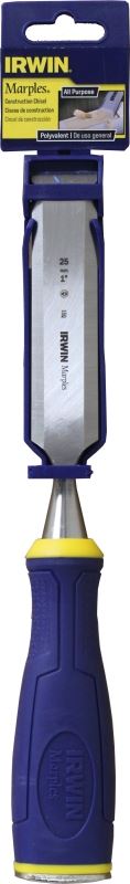 Irwin 1768777 Construction Chisel, 1 in Tip, 4-1/4 in OAL, HCS Blade, Ergonomic Handle - VORG1783554