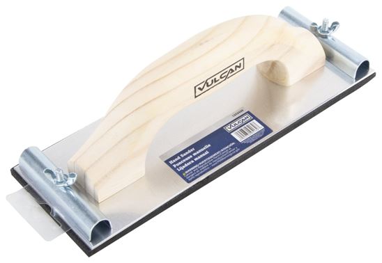 Vulcan 15014-1 Hand Sander, 9.5 in L x 3.5 in W in Pad/Disc, Comfort Grip Handle - VORG1252428