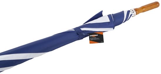 Diamondback TF-06-RYL/WHT Umbrella, Round Canopy, Nylon Fabric, Royal Blue/White Fabric, 29 in OAH - VORG0917047