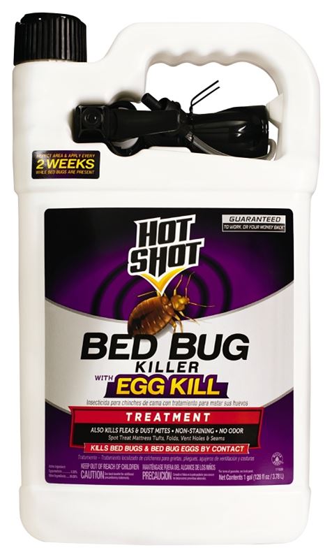 Hot Shot HG-96442 Bed Bug Killer, Liquid, Trigger Spray Application, Indoor, 1 gal