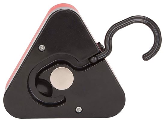 PowerZone 12620 COB LED Triangle Work Light, Red Reflector, ABS/PS Reflector, 3-1/4 in W Reflector, Pack of 12 - VORG9614470