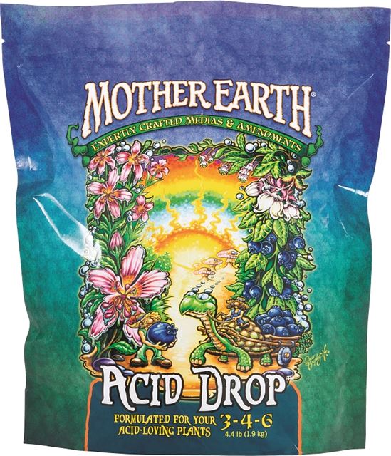 Mother Earth Acid Drop HGC733956 Hydroponic Plant Supplement, 4.4 lb Bag, Solid, 3-4-6 N-P-K Ratio