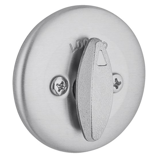 Kwikset 660 26DRCALRCSK3BX Deadbolt, Satin Chrome, 2-3/8, 2-3/4 in Backset, 1-3/4 to 1-3/8 in Thick Door, Pack of 3 - VORG9610130