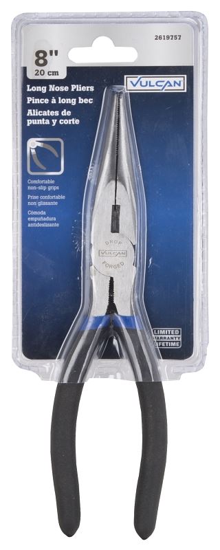 Vulcan PC920-35 Plier, 8 in OAL, 1.6 mm Cutting Capacity, 5.2 cm Jaw Opening, Black Handle, 7/8 in W Jaw, 2-1/2 in L Jaw - VORG2619757