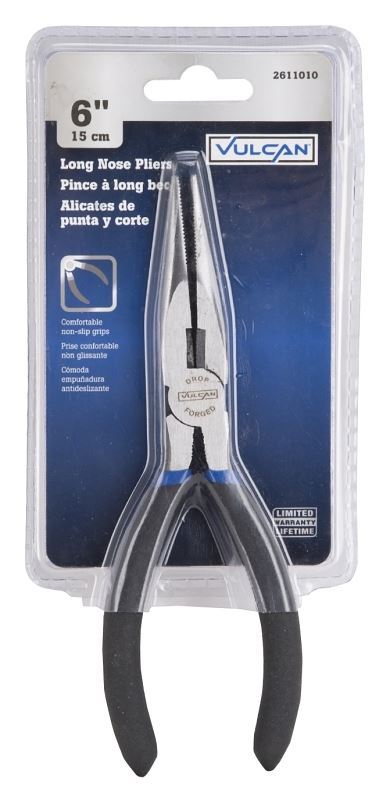 Vulcan PC920-34 Plier, 6-1/4 in OAL, 1.6 mm Cutting Capacity, 4.7 cm Jaw Opening, Black Handle, 3/4 in W Jaw, 2 in L Jaw - VORG2611010