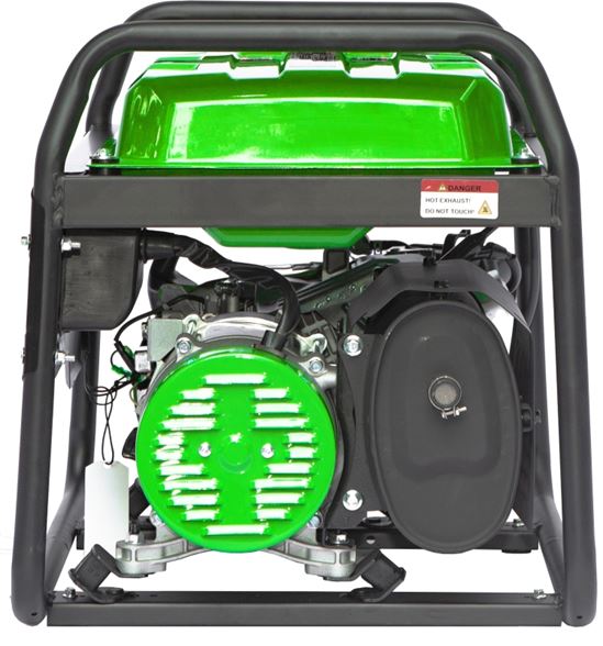 Lifan ES4100 Portable Generator, 28.2 A, 120 V, 4100 W Output, Gasoline, 4 gal Tank, 12 hr Run Time, Recoil Start - VORG1709963