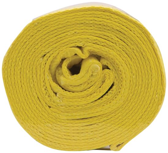 ProSource FH64062 Recovery Strap, 18,000 lb, 2 in W, 20 ft L, Polyester, Yellow - VORG1477876