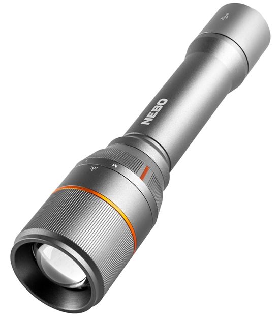 Nebo DAVINCI NEB-FLT-0021 Handheld Flashlight, 4500 mAh, Lithium-Ion Battery, LED Lamp, 3500 Lumens, 2 hr Run Time