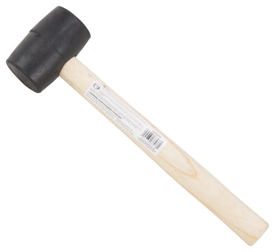 Vulcan JLO-005 Mallet, 8 oz Head, Double-Faced Head, Rubber Head, 11-3/4 in OAL - VORG1042035